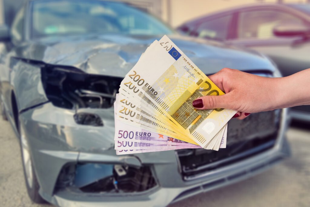 Paiement immédiat voiture accidentée